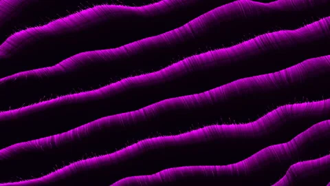 Wave of particles. Futuristic dots background with a dynamic wave. Video stock 131810031