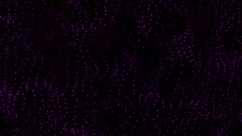 Wave of particles. Wave with connecting dots and lines on dark background. Stock Footage 237423965