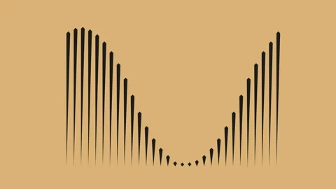 Wave path offset oscilator 2 4K Stock Footage 277242061
