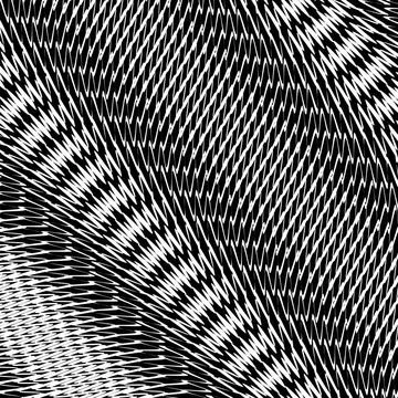 Wave Pattern Abstract Black Wave Texture on White Background Copyright: xZ... Foto stock