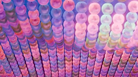 Wave pattern of apples.... Stock Photos