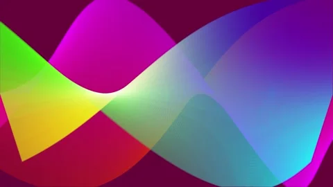 Wave Pattern Background Moving Gradient Consisting of Solid Red Stock Footage 185919383