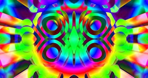 Wave Pattern Background Wallpaper Flow Trippy Glare Illustrazione stock