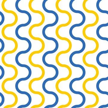 Wave pattern for ceramic tile decoration in Spanish talavera style, tradition Illustrazione stock