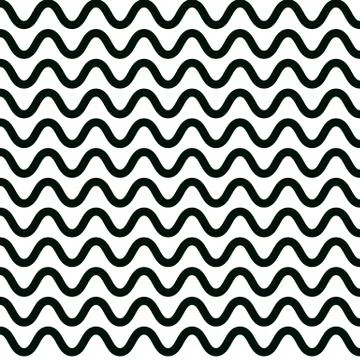 Wave pattern design graphic vector.Wavy lines background. Stock Illustration