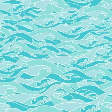 Wave pattern Stock Illustration