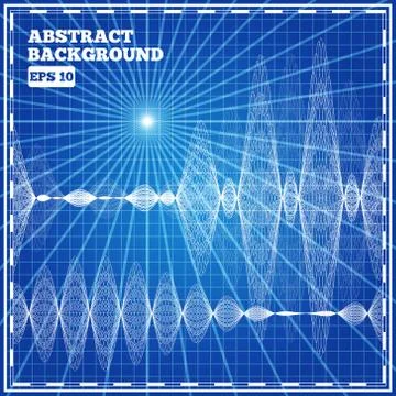 The wave pattern. Stock Illustration