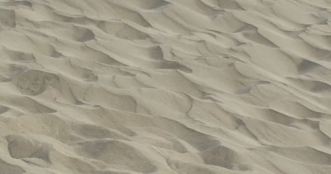 Wave pattern on sand dune in desert Stock Footage 107667494