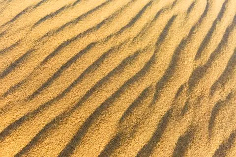 Wave pattern in the sand Namib Desert Namibia Africa 写真素材