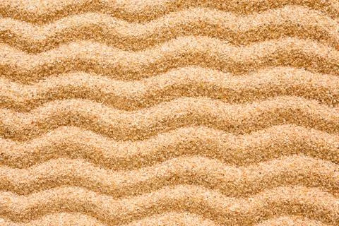 Wave Pattern On Sand Foto stock