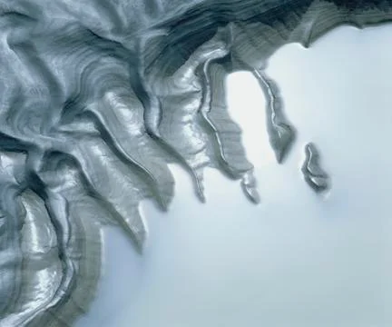Wave pattern in sand 스톡 사진