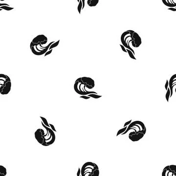 Wave pattern seamless black Stockillustratie