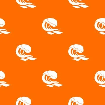 Wave pattern seamless Stock Illustration