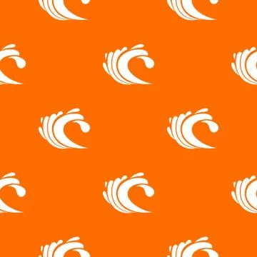 Wave pattern seamless Stock Illustration