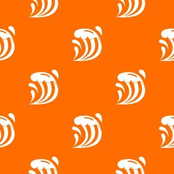 Wave pattern seamless Stock Illustration