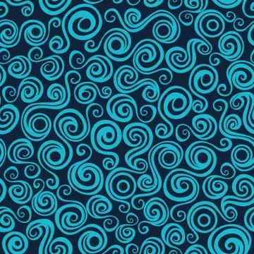 Wave pattern (seamlessly tiling). seamless wave background.ocean texture, wav Stock Illustration