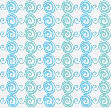 Wave pattern (seamlessly tiling). seamless wave background.ocean texture, wav Stock Illustration