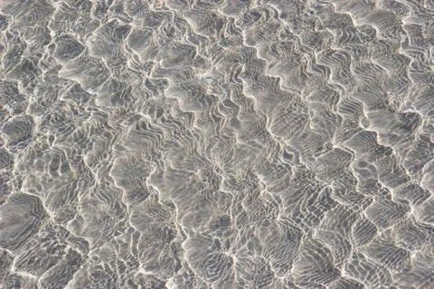 Wave pattern in shallow water 스톡 사진
