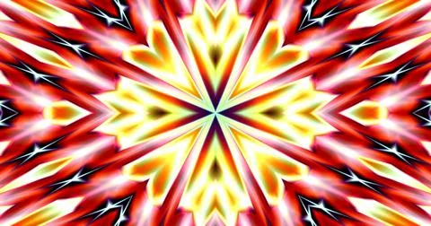 Wave Pattern Symmetric Mandala Kaleidoscope Meditation Flower Abstract Illustrazione stock