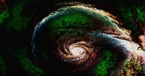 Wave pattern vector. 3D glowing abstract digital particles background. Tech.. 库存插图