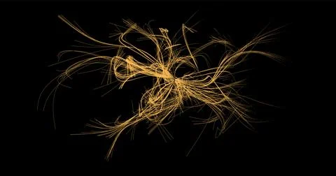 Wave pattern vector. 3D glowing abstract digital particles background. Techno Stock Illustration