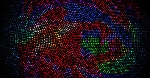 Wave pattern vector. 3D glowing abstract digital particles background. Techno Stock Illustration