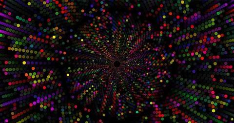 Wave pattern vector. 3D glowing abstract digital particles background. Techno Stock Illustration