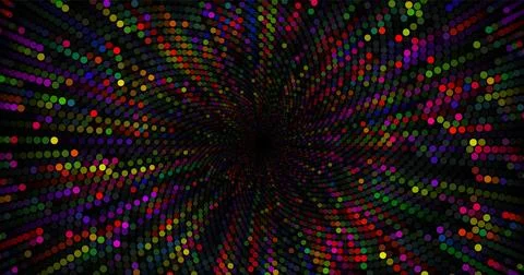 Wave pattern vector. 3D glowing abstract digital particles background. Techno Stock Illustration