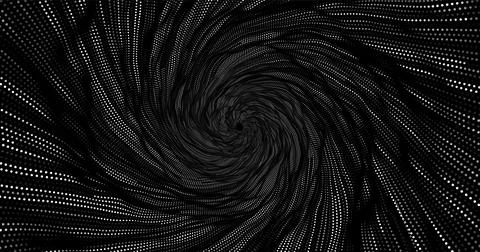 Wave pattern vector. 3D glowing abstract digital particles background. Techno Stock Illustration