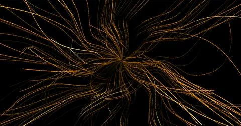 Wave pattern vector. 3D glowing abstract digital particles background. Techno Stock Illustration