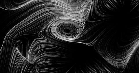 Wave pattern vector. 3D glowing abstract digital particles background. Techno Illustrazione stock