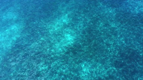 Wave patterns in turquoise tropical waters Stock Footage 232522618