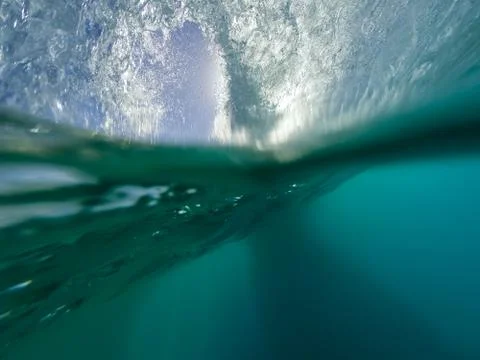 Into the wave Stock Photos