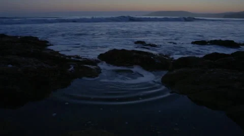 Wave Pools with ripples in water Video stock 36785048