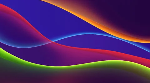 Wave of Primary colors Stock Footage 24507646