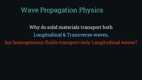 Wave Propagation Physics Stock Footage 335764606