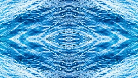 Wave psychedelic DM VJ loop Stock Footage 318516683