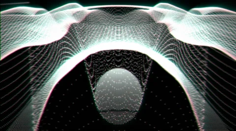 Wave pulse Flat limit Video stock 47373828