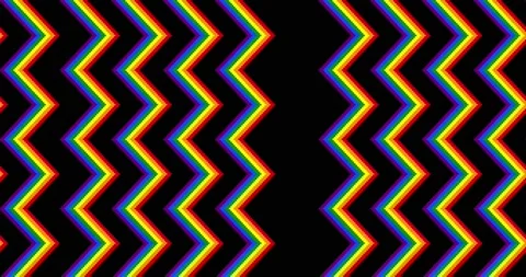 Wave rainbow, background. Seamless pattern loop. Vector Pixel art 8 bit Stock-Footage 148921936