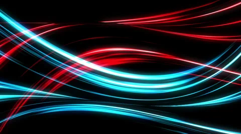 Wave Red Blue Video stock 35724298