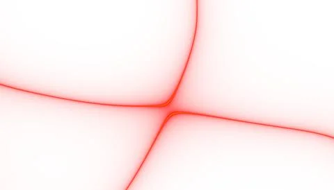 Wave red lines background. Flowing curved smoke lines. Template for banner, f Stock Illustration
