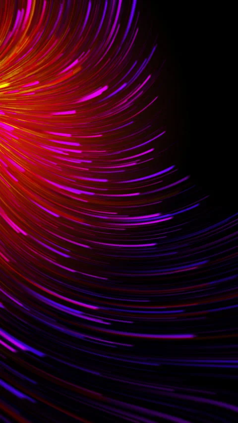 Wave of red particles. Abstract background with a dynamic wave. Big data. Stock Footage 275279904