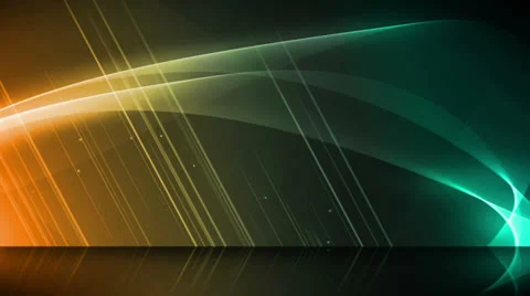 Wave Reflections Amber Blue Stock Footage 26120331