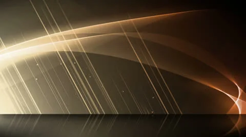 Wave Reflections Amber Orange Stock Footage 26120344