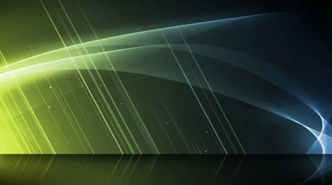 Wave Reflections Blue Yellow Stock Footage 26120529