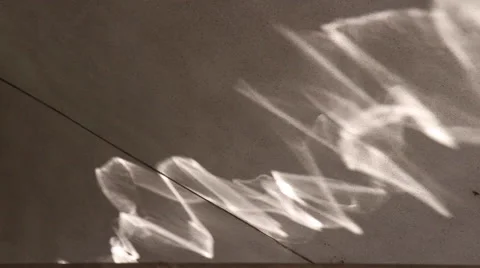 Wave reflections dancing on underside of bridge Stock Footage 61143101