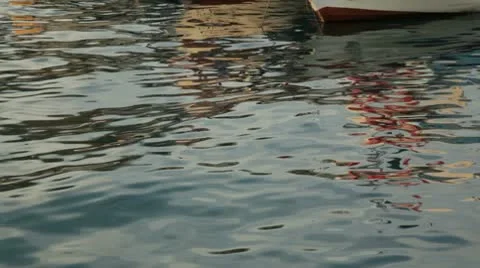 Wave Reflections Stock Footage 10728341