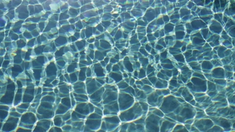 Wave reflections in a pool. Stockbeeldmateriaal 196263131