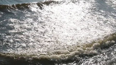 Wave river sea mountains Stock Footage 80673136