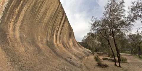 Wave rock Stock Photos